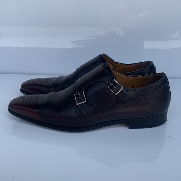 Double Monk Strap Dress shoes by Magnanni Sz 9M - Picture 9 of 16
